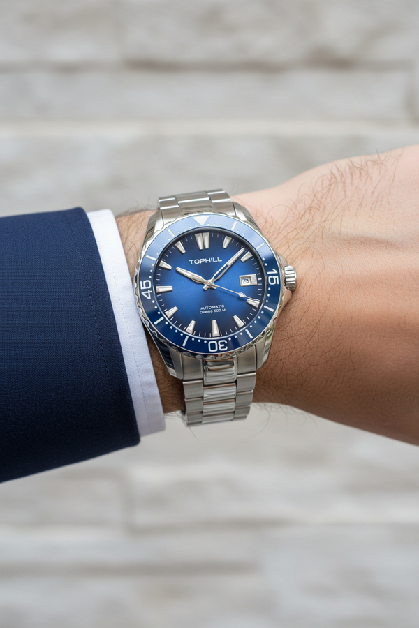 TOPHILL Diver Watch On Wrist