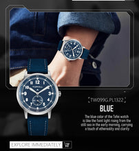 Lade das Bild in den Galerie-Viewer, TOPHILL Men's Tactical Field Watch - 40mm Japan Quartz Movement, Canvas Band, Luminous Dial, Small Seconds, Sapphire Glass, Military Style Outdoor Watch for Men tophillwatch.com
