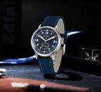 TOPHILL Men's Tactical Field Watch - 40mm Japan Quartz Movement, Canvas Band, Luminous Dial, Small Seconds, Sapphire Glass, Military Style Outdoor Watch for Men tophillwatch.com