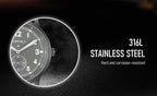 TOPHILL Men's Tactical Field Watch - 40mm Japan Quartz Movement, Canvas Band, Luminous Dial, Small Seconds, Sapphire Glass, Military Style Outdoor Watch for Men tophillwatch.com